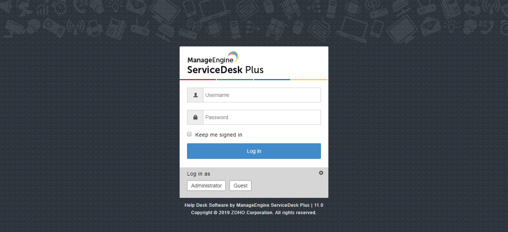 ورود به ServiceDesk