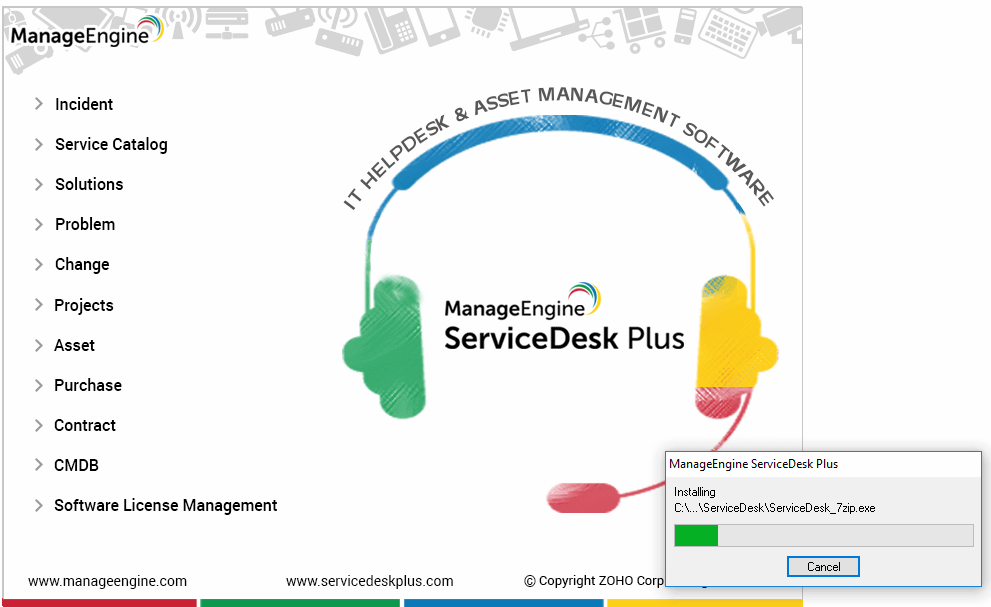 نصب تصویری manageEngine